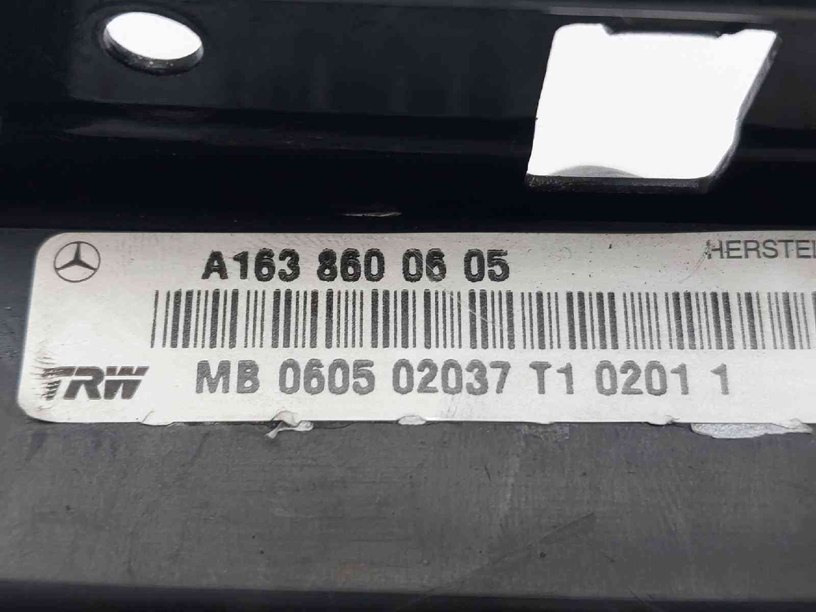 AIRBAG LATERAL TRASERO DERECHO MERCEDES-BENZ CLASE M (W163) A1638600605 A1638600605 - Vista 2