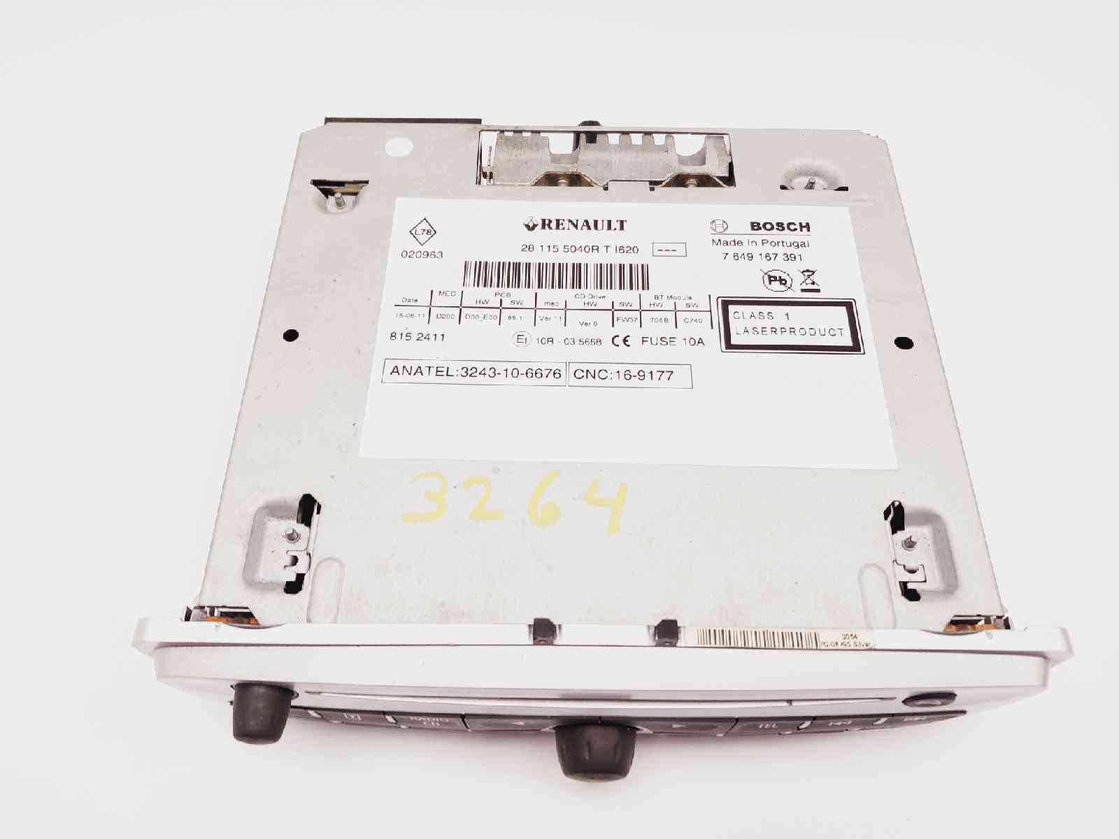 SISTEMA AUDIO / CD RENAULT MEGANE III SPORT TOURER 281155040R 281155040R - Vista 2