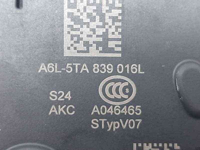 CERRADURA PUERTA TRASERA DERECHA AUDI A1 SPORTBACK (GBA) A6L5TA839016L A6L5TA839016L - Vista 3