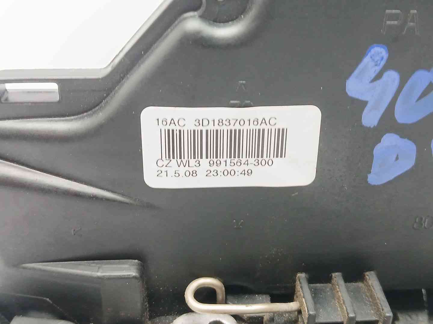CERRADURA PUERTA DELANTERA DERECHA VOLKSWAGEN TOUAREG (7LA, 7L6, 7L7) 3D1837016AC 3D1837016AC - Vista 2