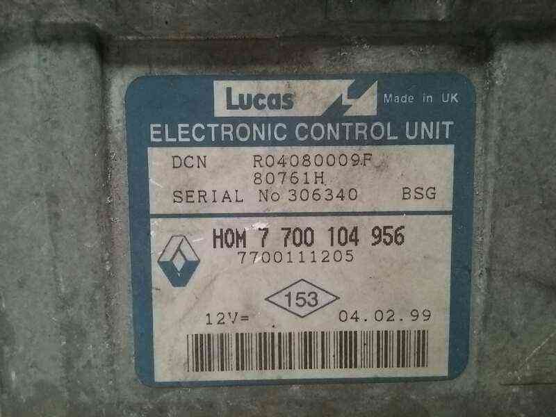 CENTRALITA MOTOR UCE RENAULT CLIO II FASE I (B/CBO) 7700104956 / 7700104956 / LUCAS 77001049567700104956LUCAS - Vista 2