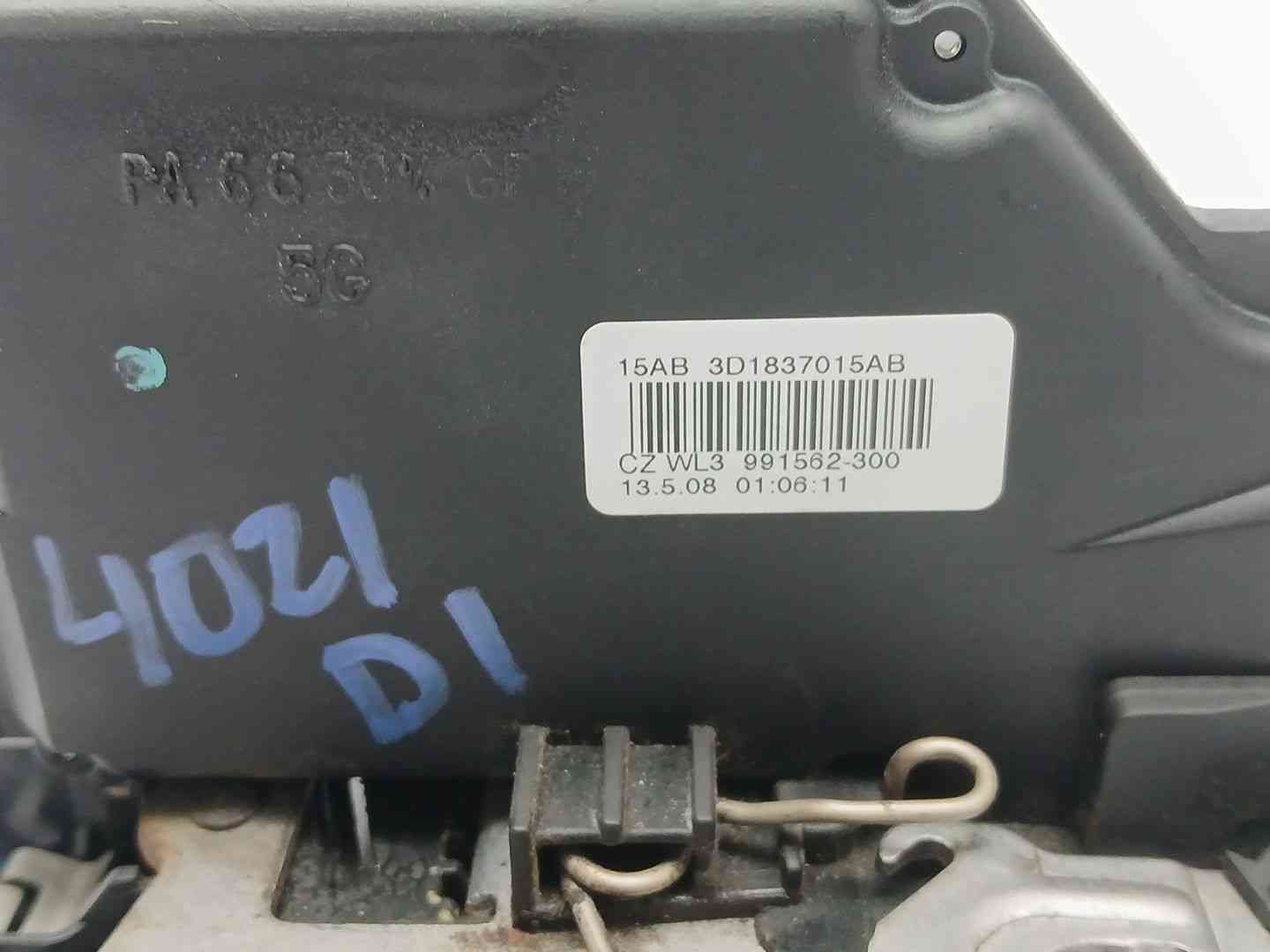CERRADURA PUERTA DELANTERA IZQUIERDA VOLKSWAGEN TOUAREG (7LA, 7L6, 7L7) 3D1837015AB 3D1837015AB - Vista 2