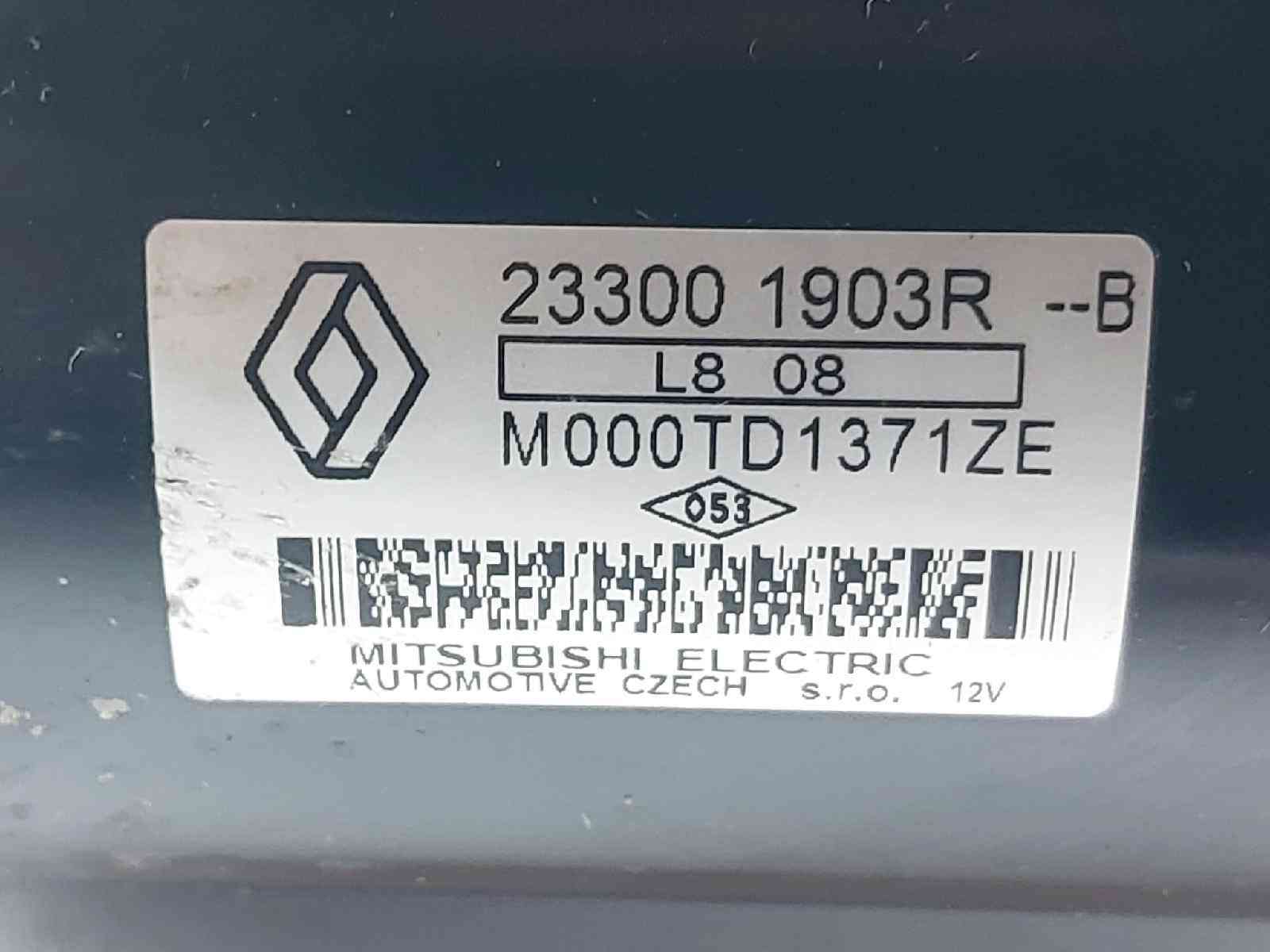 MOTOR ARRANQUE DACIA LODGY 233001903R / M000TD1371ZE 233001903RM000TD1371ZE - Vista 2