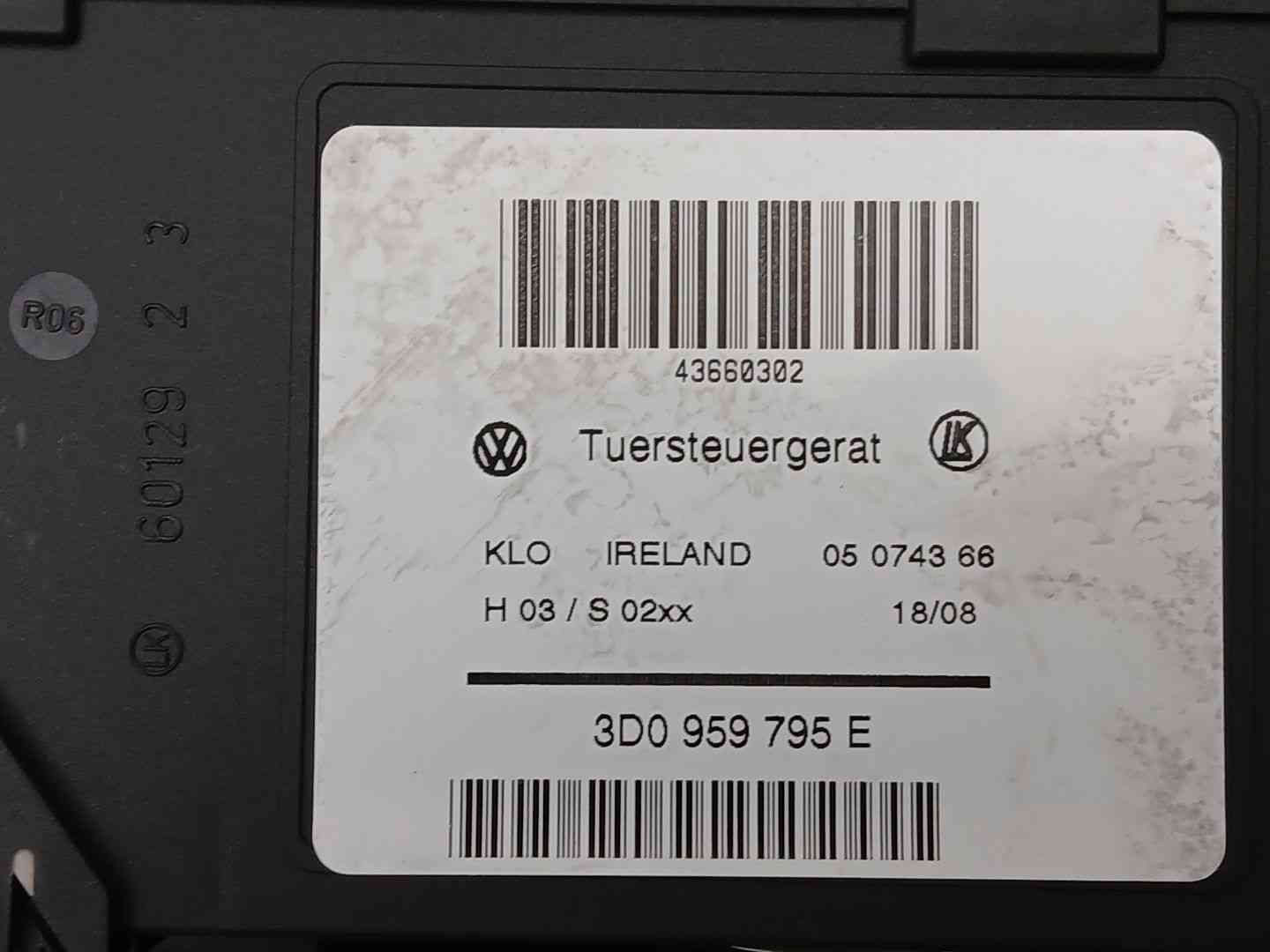 ELEVALUNAS TRASERO IZQUIERDO VOLKSWAGEN TOUAREG (7LA, 7L6, 7L7) 7L6839729D / 993464109 / 3D0959795E 7L6839729D9934641093D0959795E - Vista 3