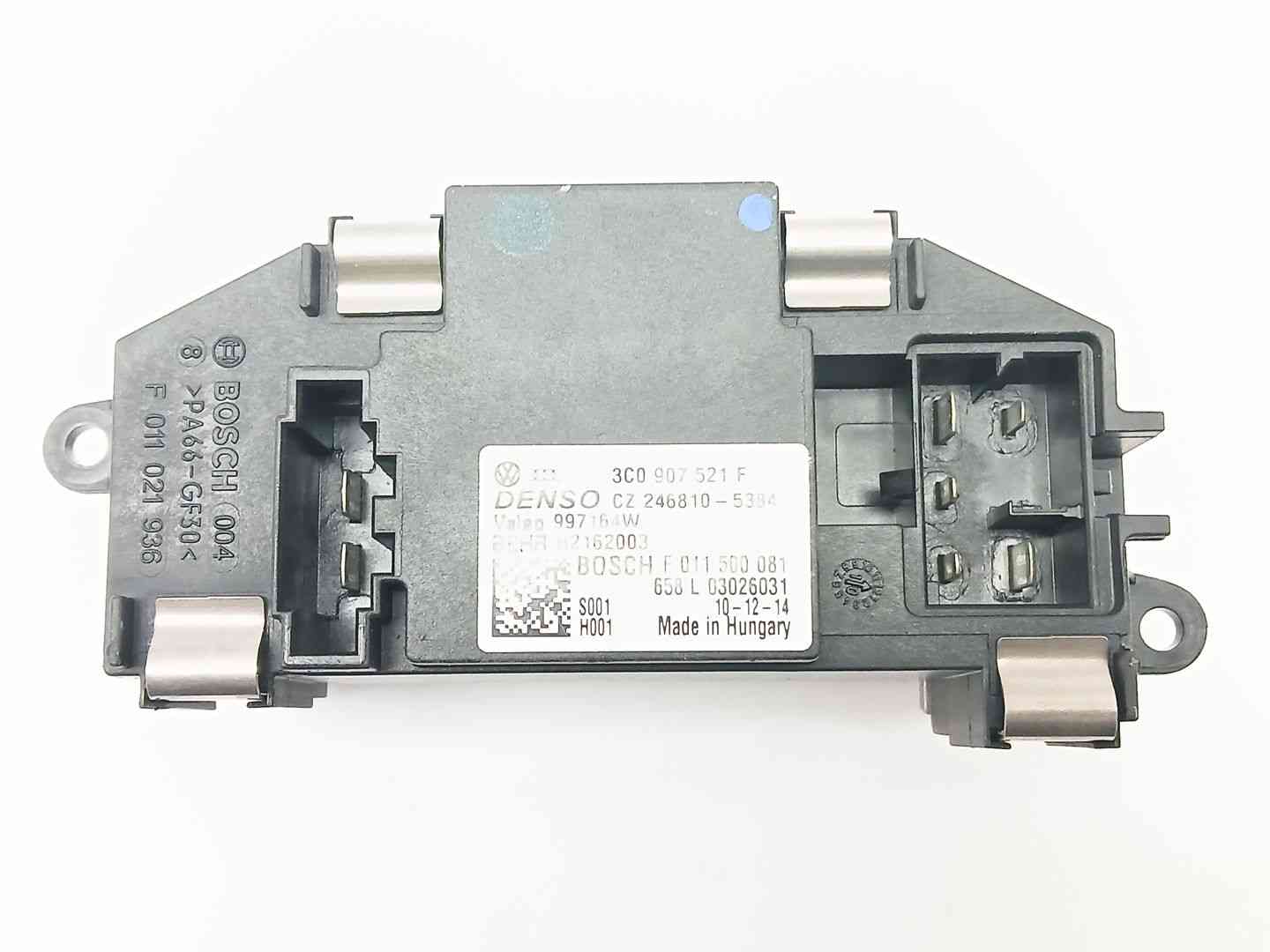 RESISTENCIA CALEFACCION VOLKSWAGEN SCIROCCO III (137, 138) 3C0907521F / CZ2468105384 / 997164W 3C0907521FCZ2468105384997164W - Vista 2