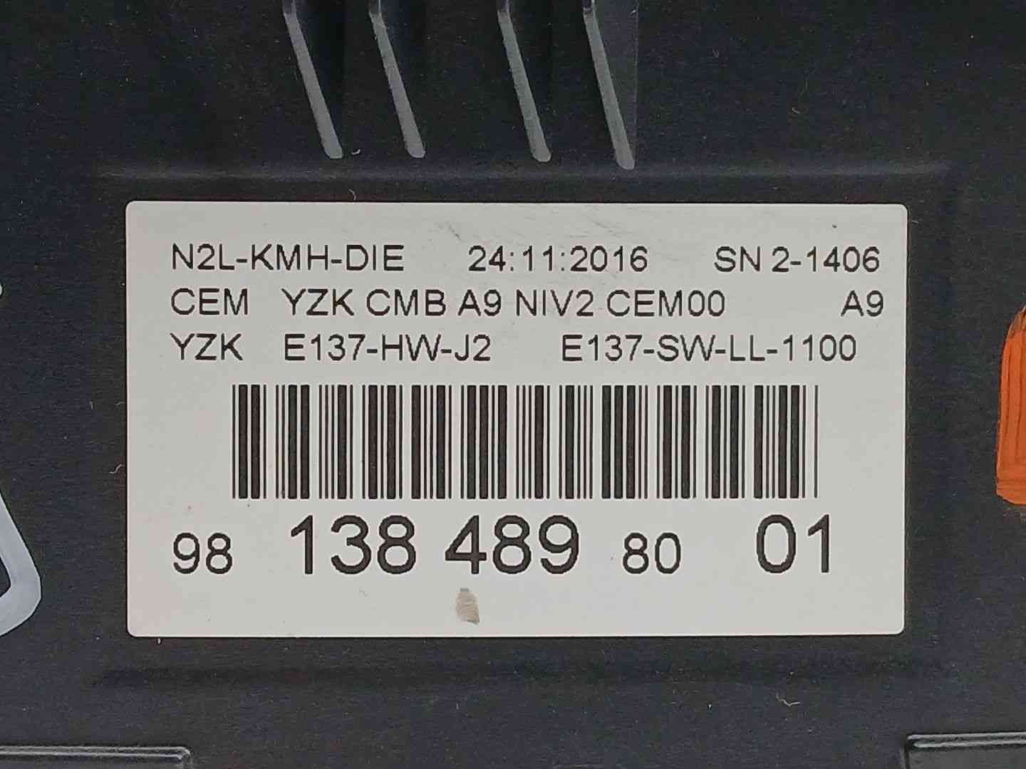 CUADRO INSTRUMENTOS PEUGEOT 2008 I (CU_) 9813848980 9813848980 - Vista 3
