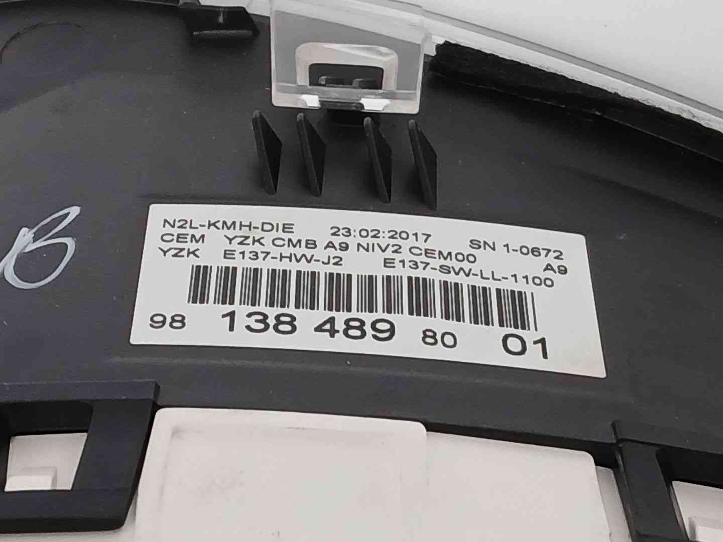 CUADRO INSTRUMENTOS PEUGEOT 208 I (CA_, CC_) 9813848980 9813848980 - Vista 3