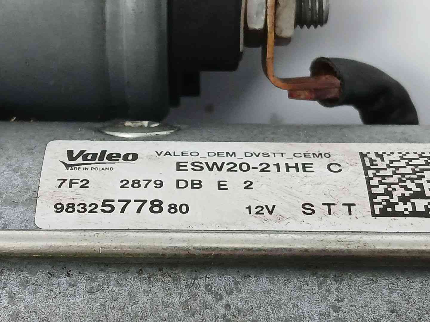 MOTOR ARRANQUE CITROËN C4 III (BA_, BB_, BC_) 9832577880 / ESW2021HEC 9832577880ESW2021HEC - Vista 2