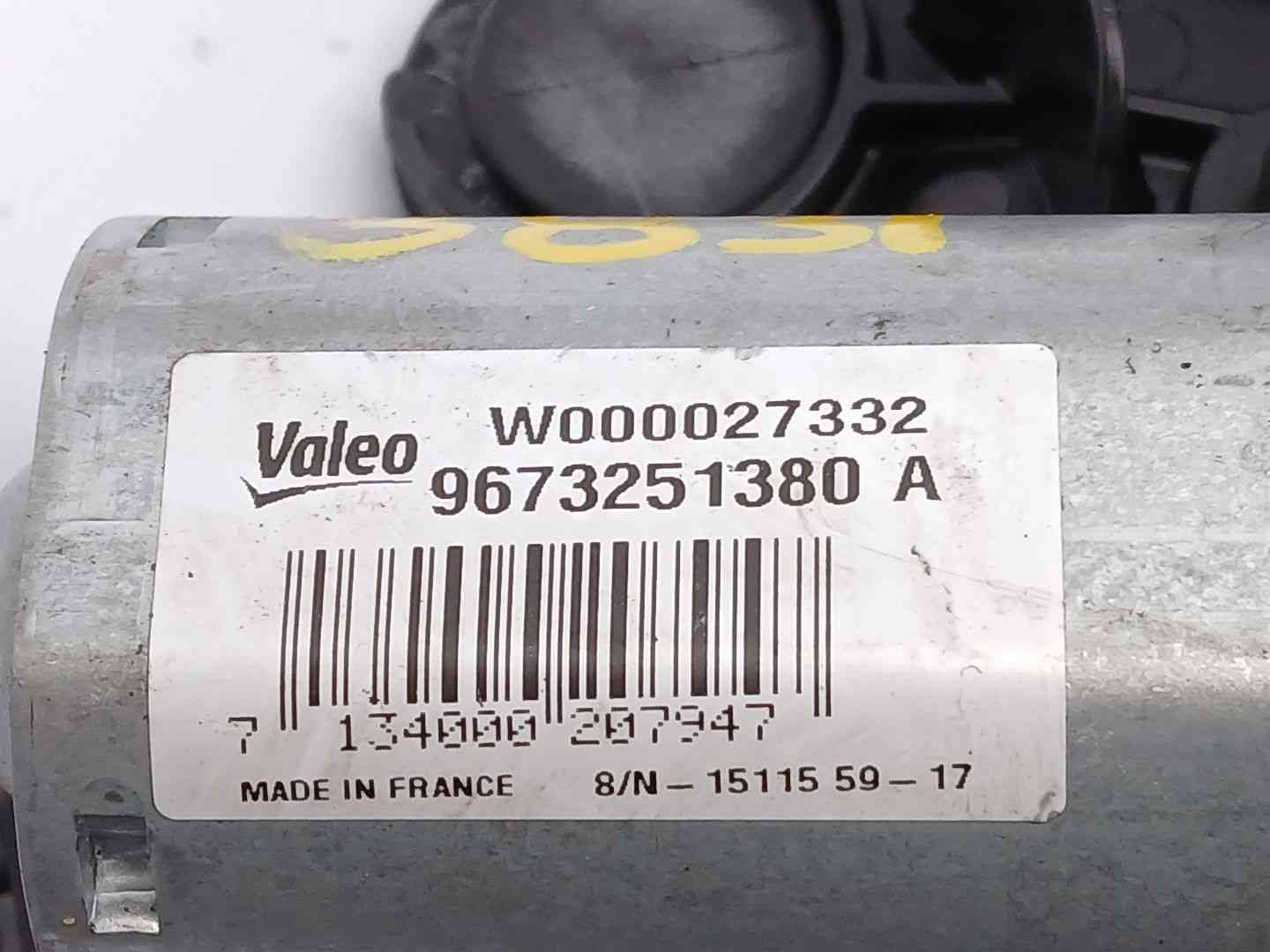 MOTOR LIMPIA TRASERO PEUGEOT 208 I (CA_, CC_) 9673251380 / W000027332 9673251380W000027332 - Vista 3