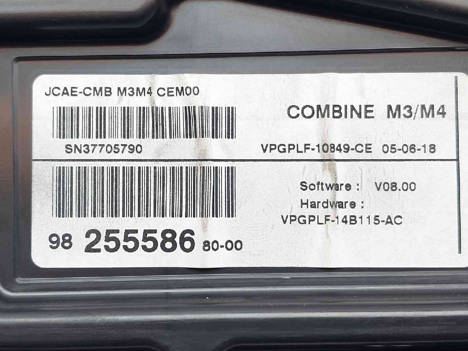 CUADRO INSTRUMENTOS CITROËN C-ELYSÉE 9825558680 9825558680 - Vista 2