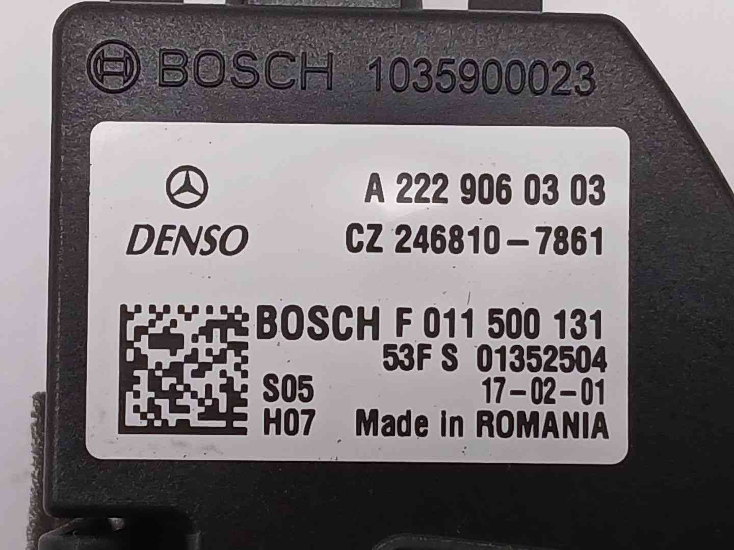 RESISTENCIA CALEFACCION MERCEDES-BENZ CLASE A (W176) A2229060303 / F011500131 / CZ2468107861 A2229060303F011500131CZ2468107861 - Vista 3
