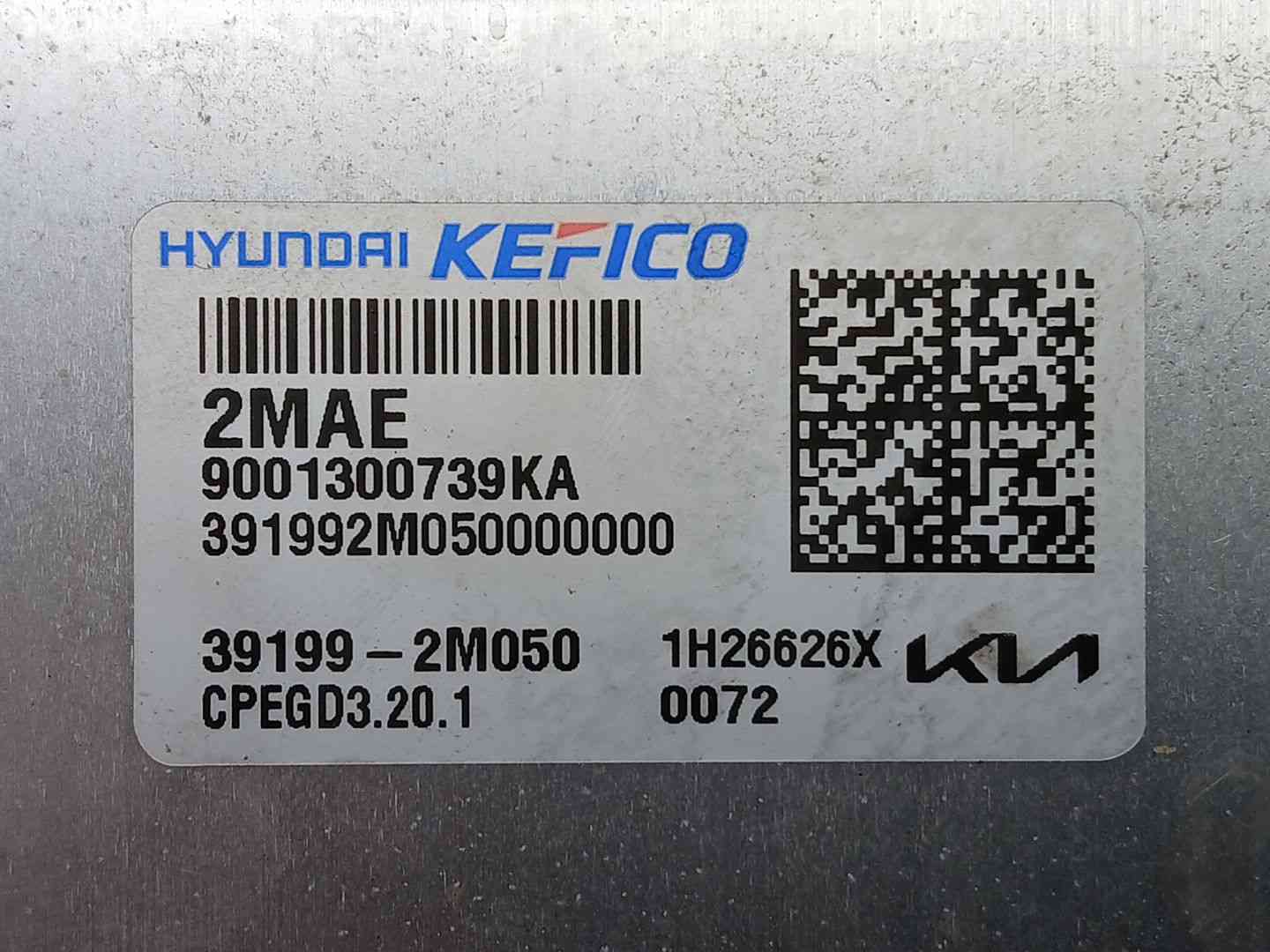 CENTRALITA MOTOR UCE KIA SPORTAGE V (NQ5) 391992M050 / 9001300739KA 391992M0509001300739KA - Vista 2