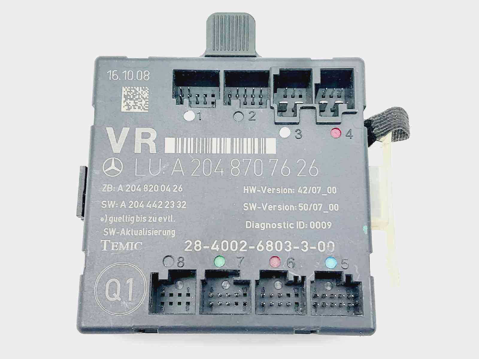 MODULO ELECTRONICO MERCEDES-BENZ CLASE C (W204) BERLINA A2048707626 A2048707626