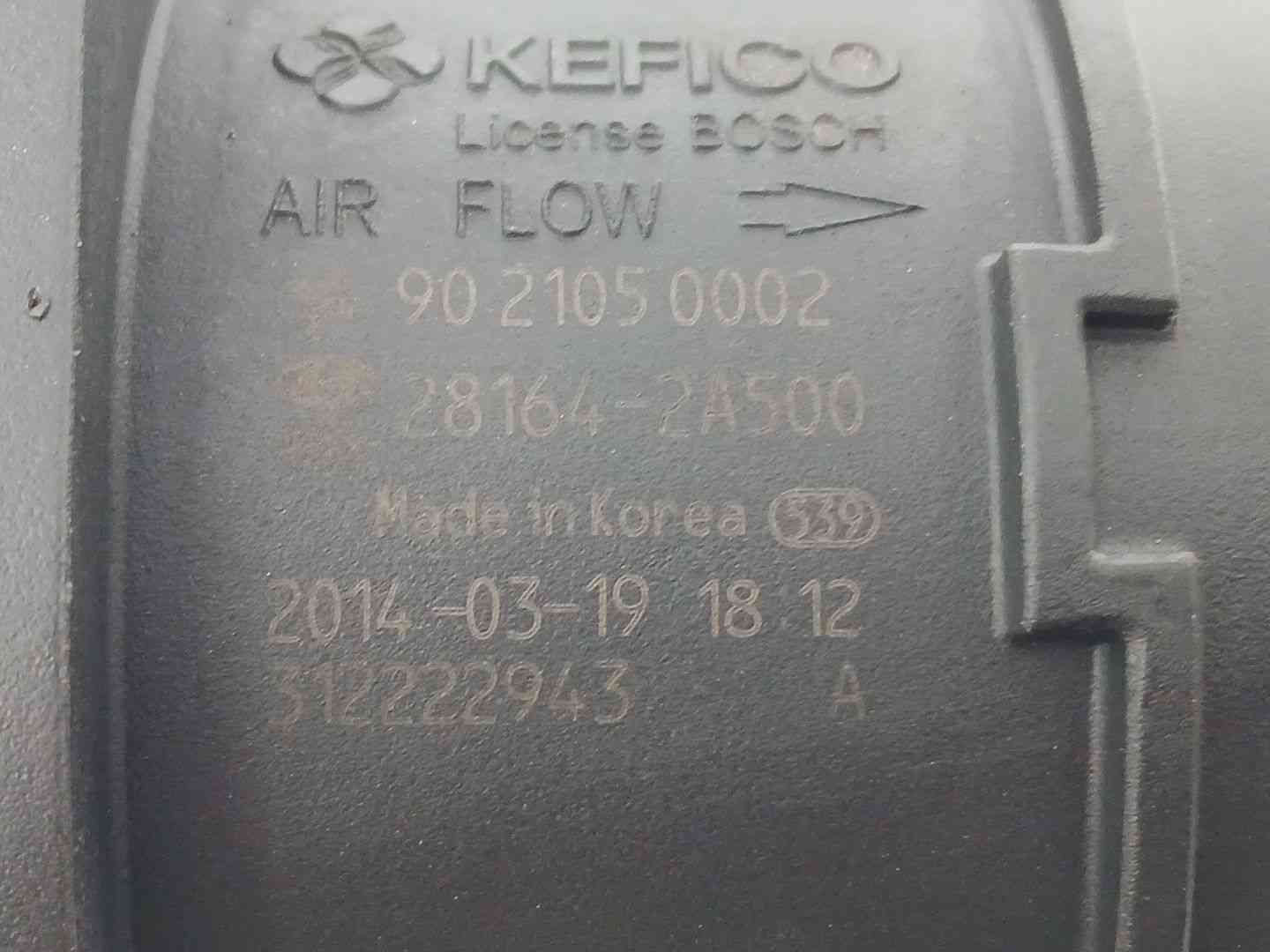 CAUDALIMETRO KIA CARENS IV 281642A500 / 9021050002 281642A5009021050002 - Vista 2