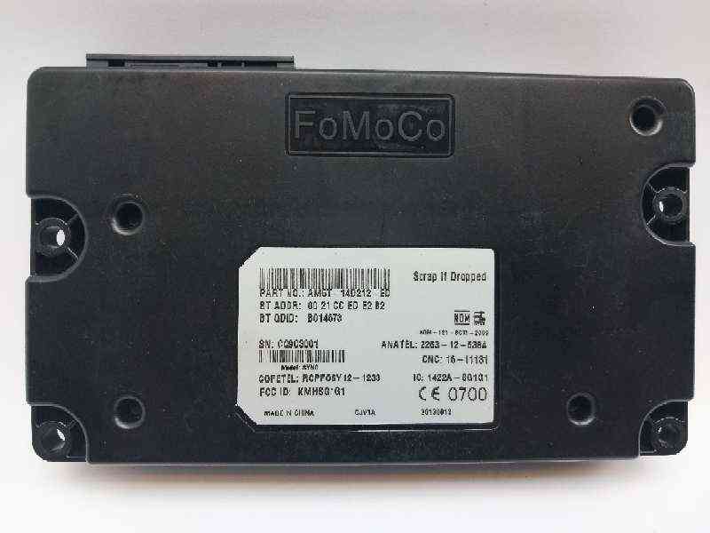 MODULO ELECTRONICO FORD FIESTA (CCN) AM5T14D212ED AM5T14D212ED