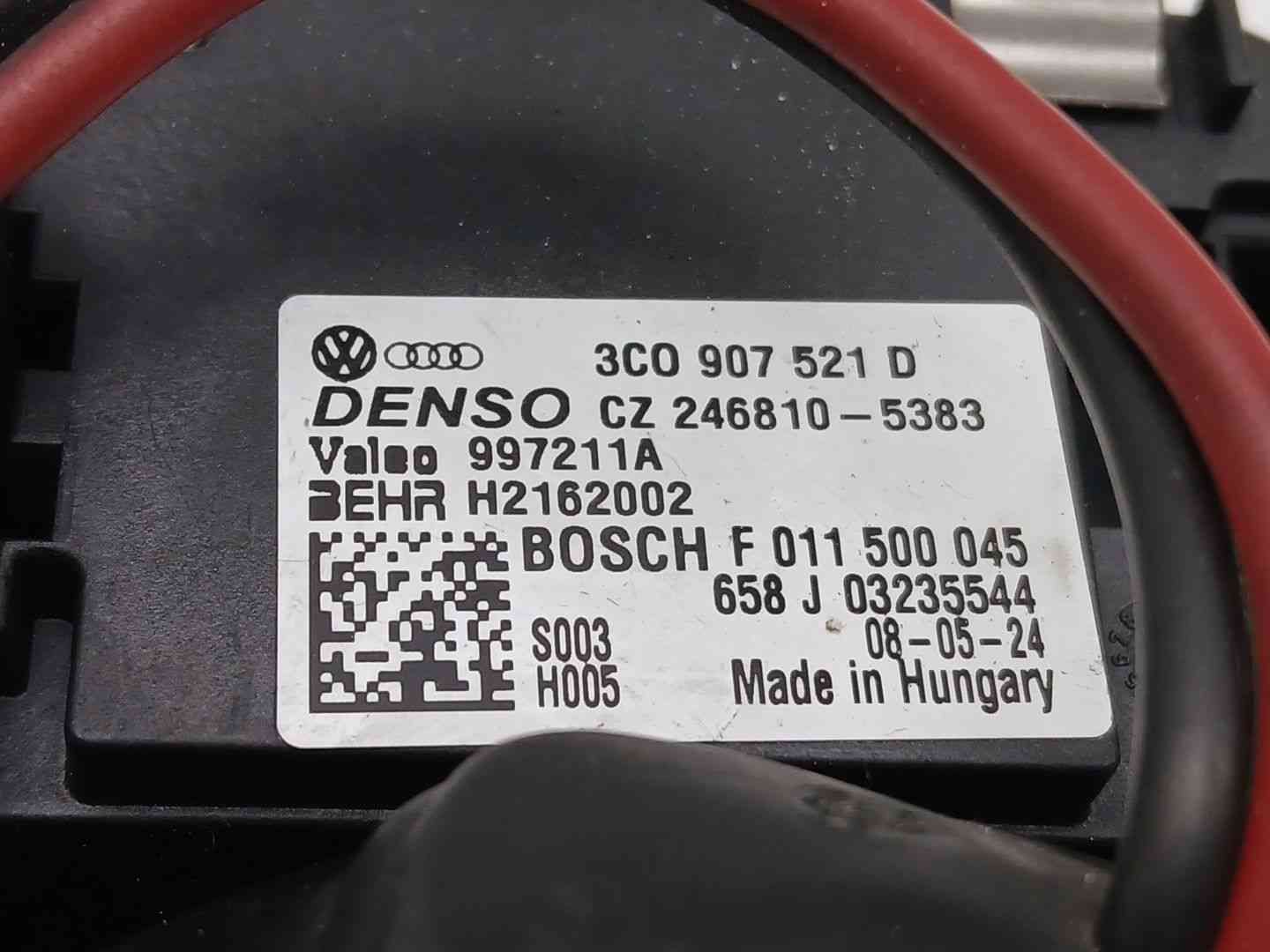 MOTOR CALEFACCION VOLKSWAGEN TOURAN (1T1, 1T2) 3C0907521D / 997211A / CZ2468105383 3C0907521D997211ACZ2468105383 - Vista 3