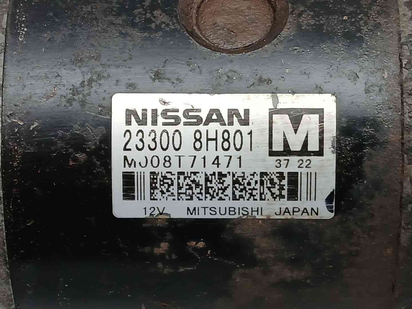 MOTOR ARRANQUE NISSAN X-TRAIL (T30) 233008H801 233008H801 - Vista 2