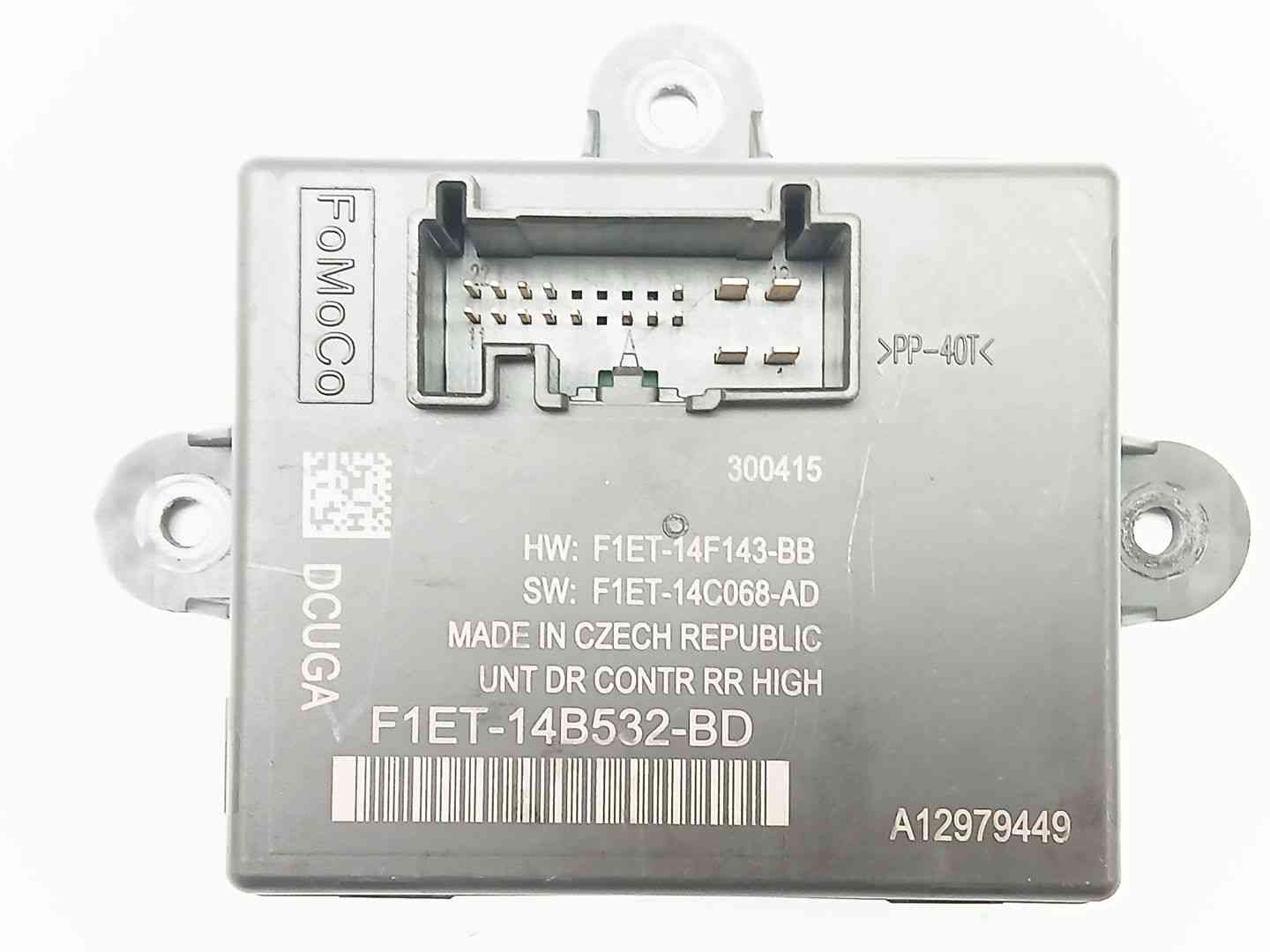 MODULO ELECTRONICO FORD GRAND C-MAX (DXA/CB7, DXA/CEU) F1ET14B532BD / F1ET14F143BB / F1ET14C068AD F1ET14B532BDF1ET14F143BBF1ET14C068AD