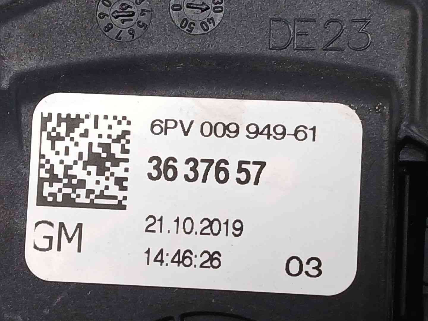POTENCIOMETRO PEDAL OPEL CROSSLAND X / CROSSLAND (P17, P2QO) 3637657 / 6PV00994961 36376576PV00994961 - Vista 3