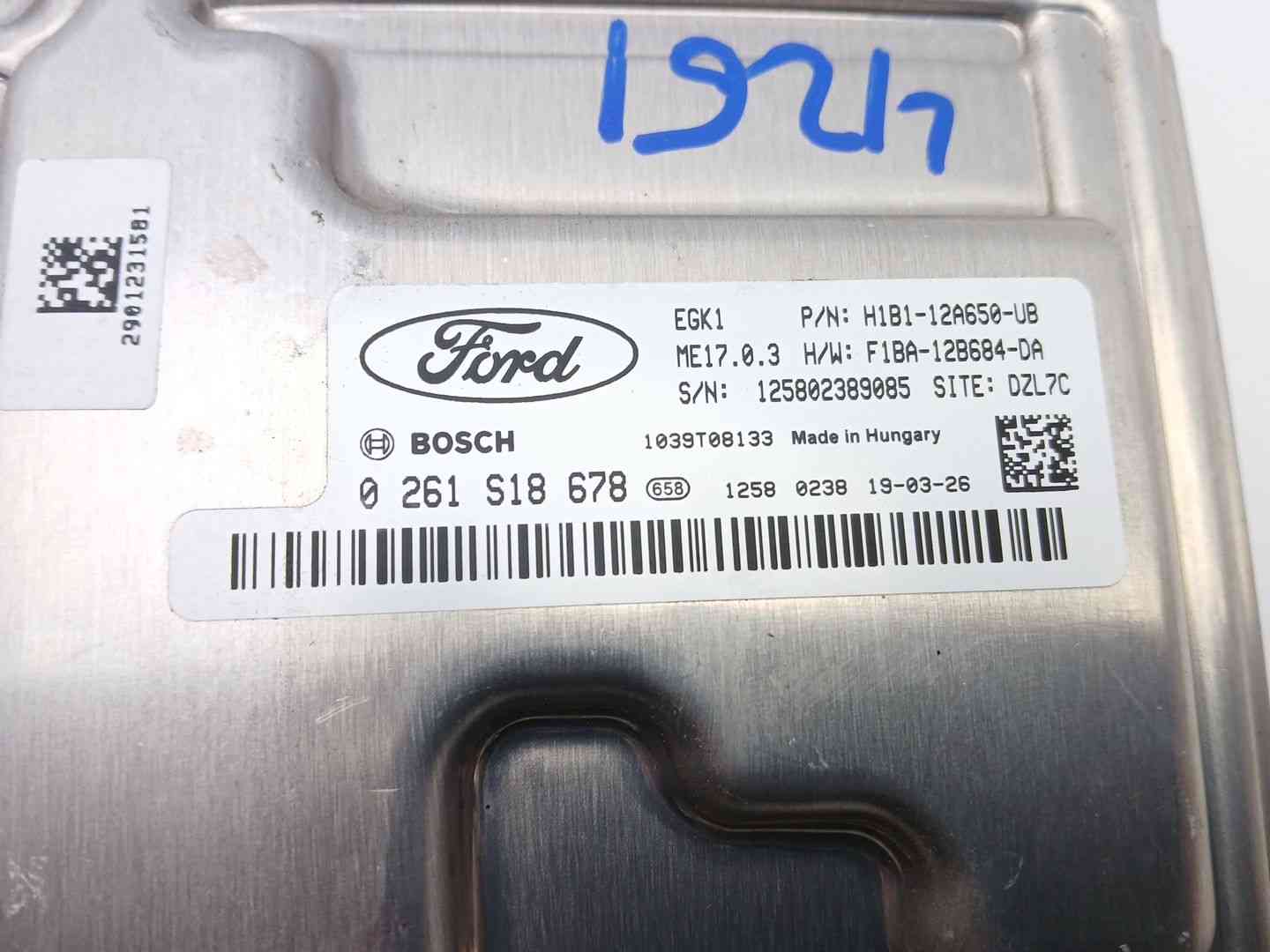 CENTRALITA MOTOR UCE FORD FIESTA VII (HJ, HF) H1B112A650UB H1B112A650UB - Vista 3
