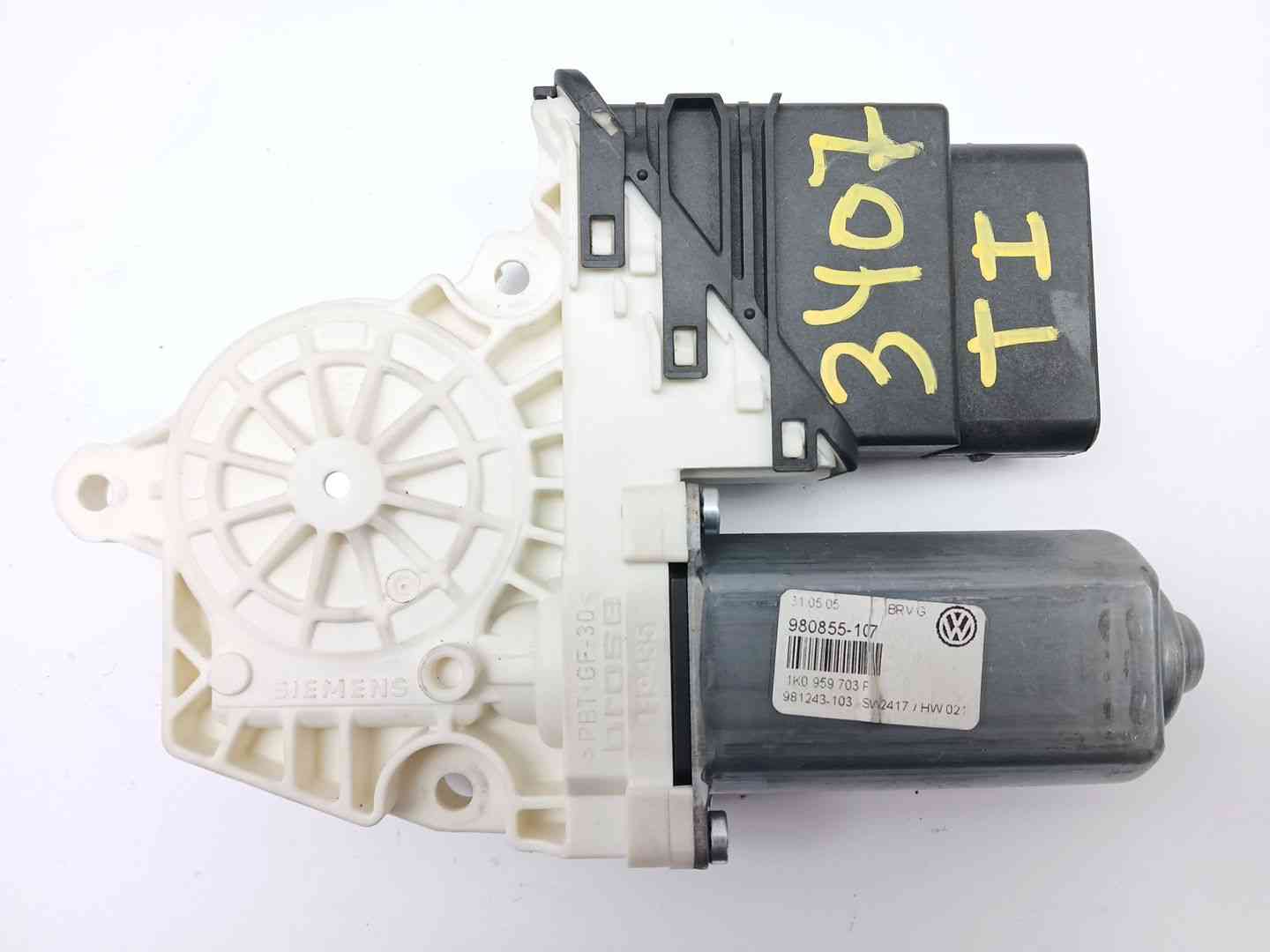 MOTOR ELEVALUNAS TRASERO IZQUIERDO VOLKSWAGEN PASSAT BERLINA (3C2) 1K0959703F 1K0959703F - Vista 2
