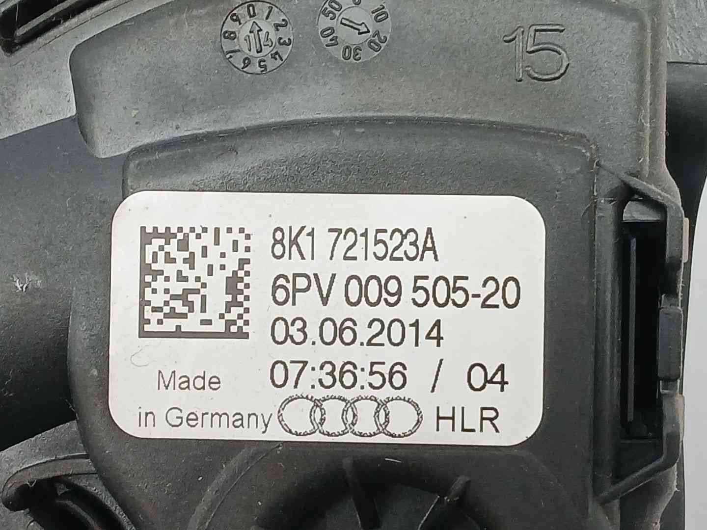 POTENCIOMETRO PEDAL AUDI A4 BER. (B8) 8K1721523A 8K1721523A - Vista 3