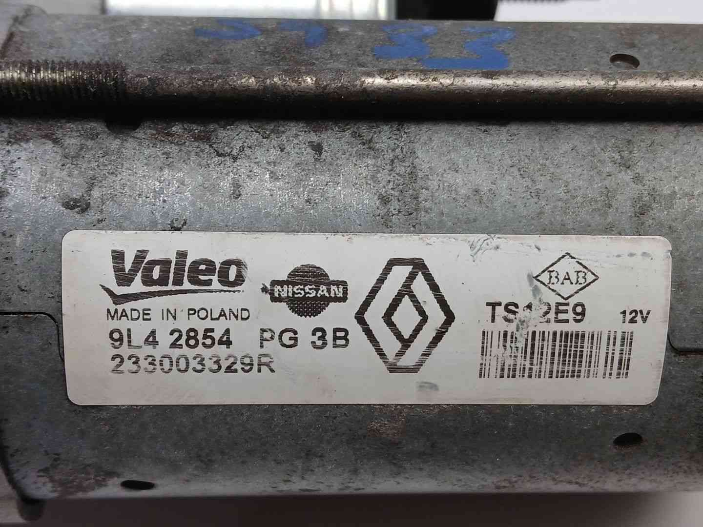 MOTOR ARRANQUE DACIA SANDERO II (B8_) 233003329R 233003329R - Vista 2