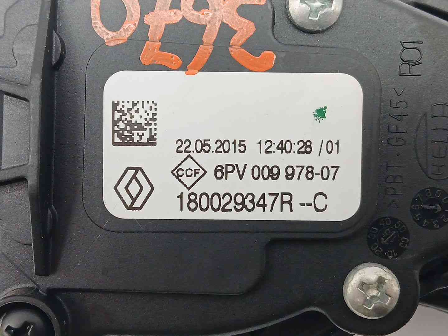 POTENCIOMETRO PEDAL RENAULT CAPTUR 180029347R / 6PV00997807 180029347R6PV00997807 - Vista 3