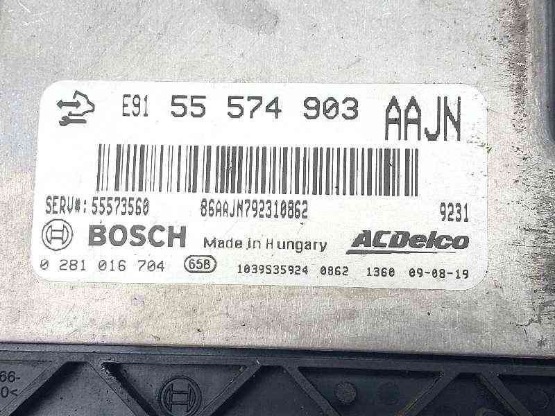 CENTRALITA MOTOR UCE OPEL INSIGNIA BERLINA 55574903AA / 0281016704 / 55574903AAJN 55574903AA028101670455574903AAJN - Vista 2