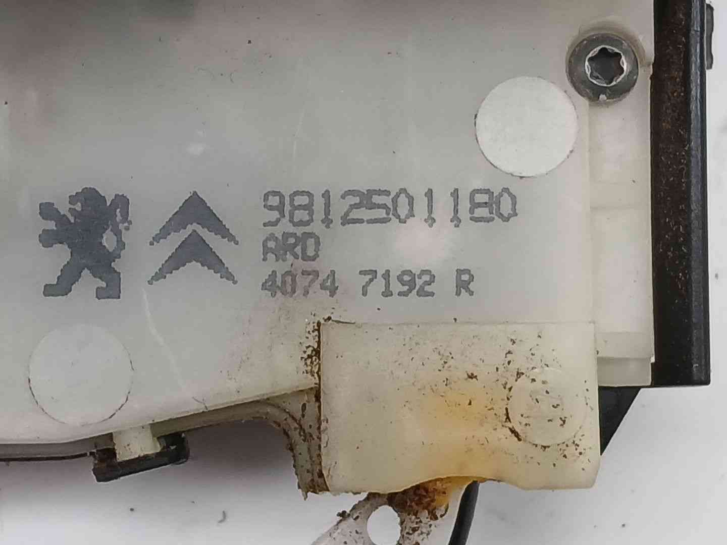 CERRADURA PUERTA TRASERA DERECHA PEUGEOT 2008 I (CU_) 9812501180 9812501180 - Vista 3