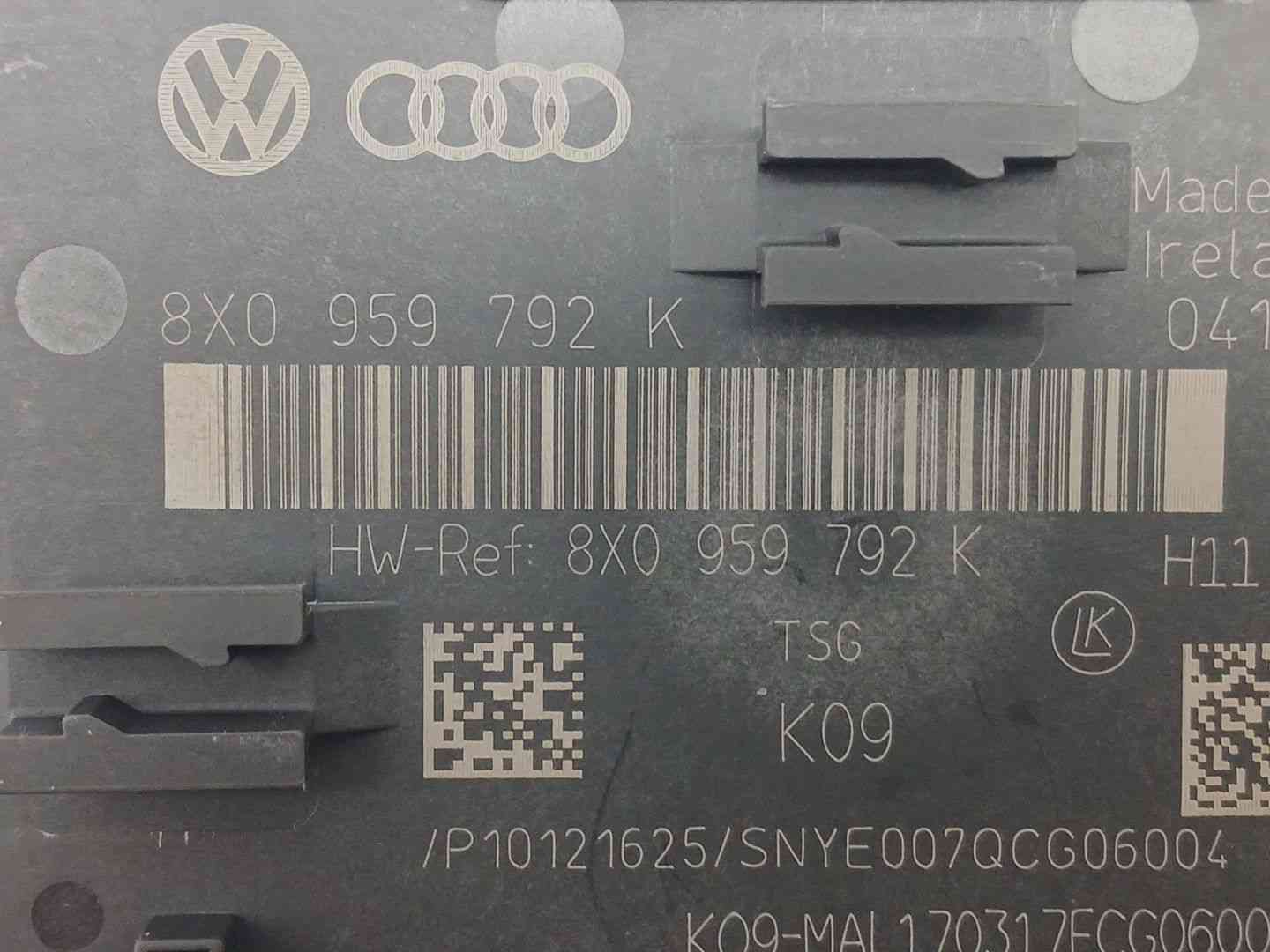 MODULO ELECTRONICO AUDI A1 SPORTBACK (8XF) 8X0959792K 8X0959792K - Vista 3